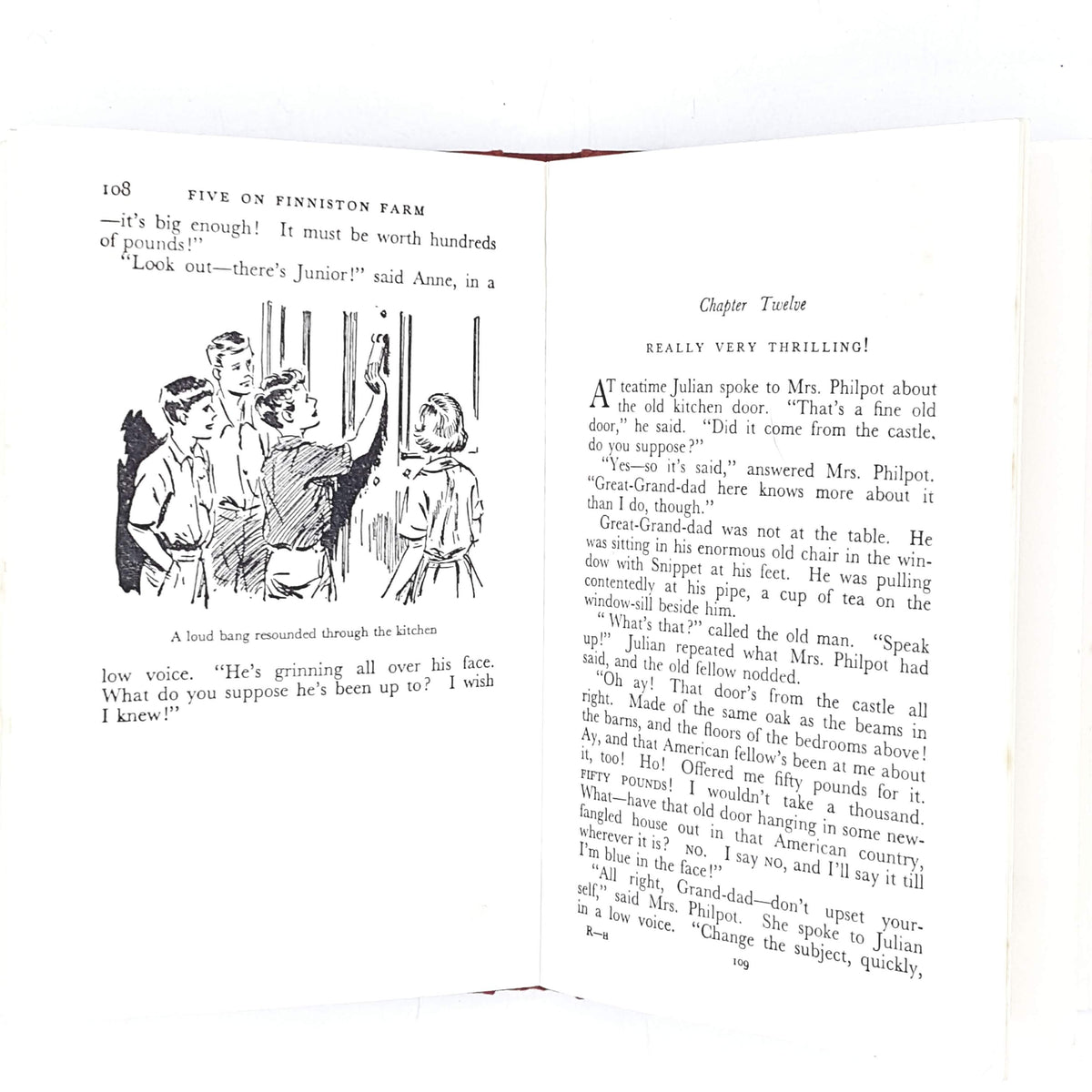 enid-blytons-five-on-finniston-farm-country-house-library