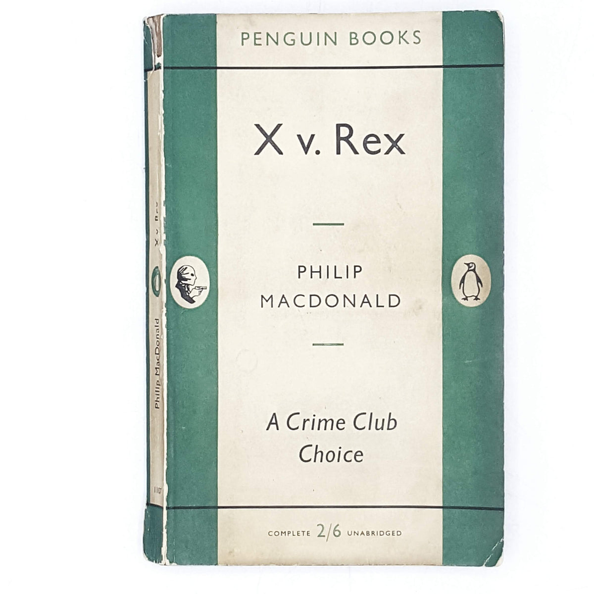 First Edition Penguin X v. Rex by Philip MacDonald 1955