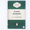 Vintage Penguin Plain Murder by C. S. Forester 1951