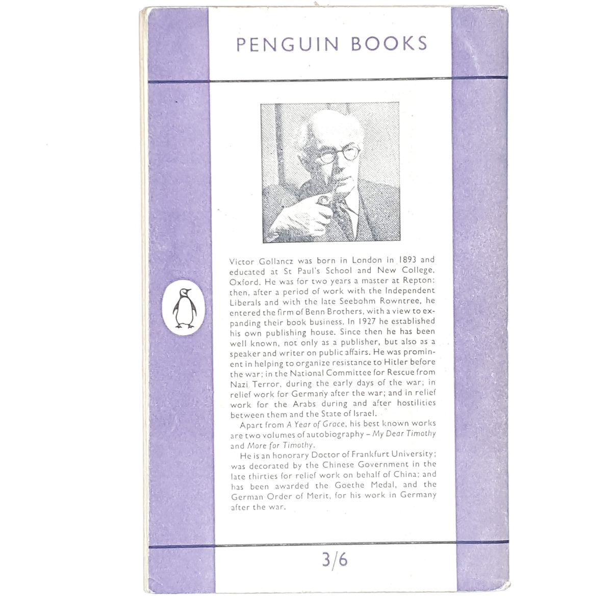 First Edition Penguin A Year of Grace 1955