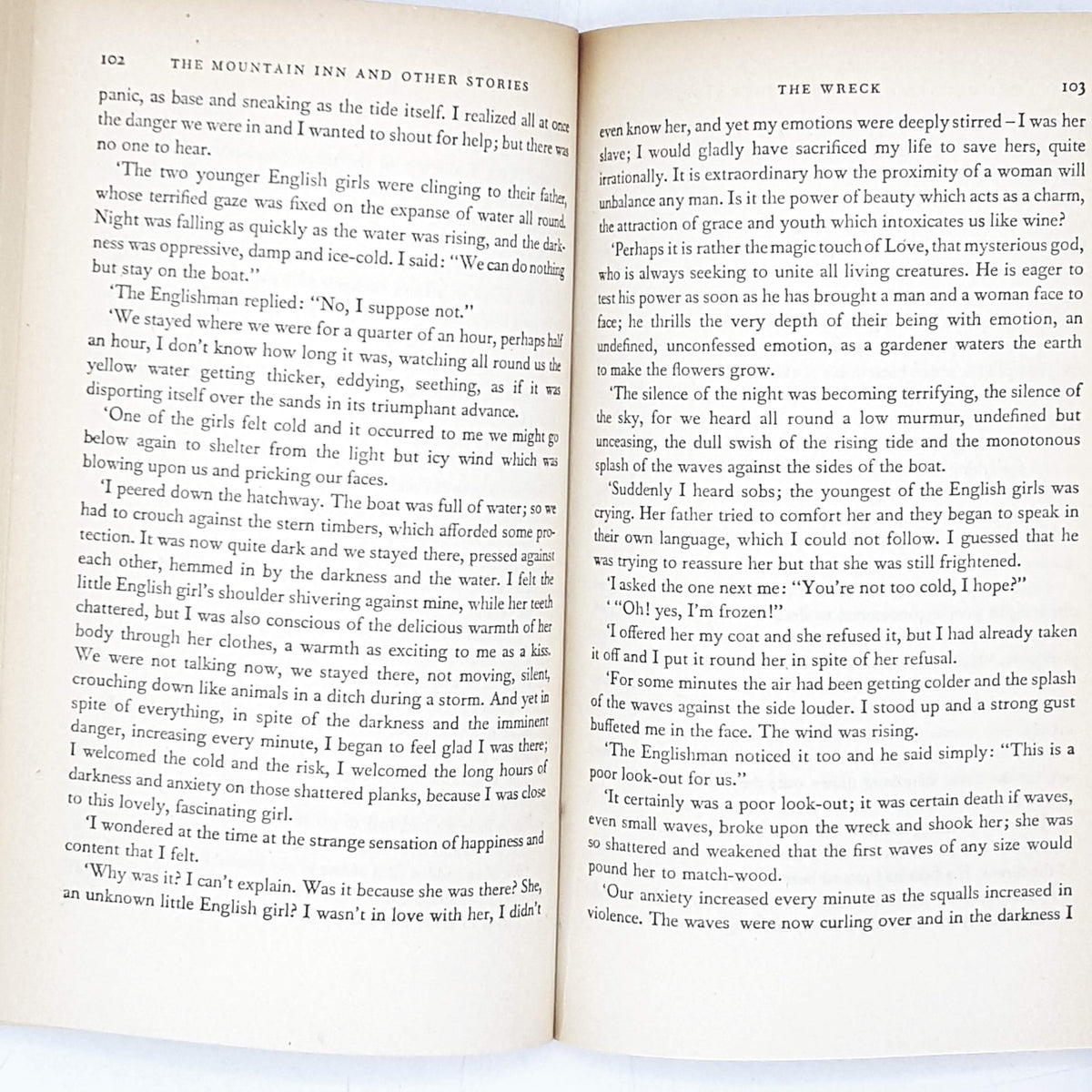 Vintage Penguin The Mountain Inn and Other Stories by Guy de Maupassant 1950s