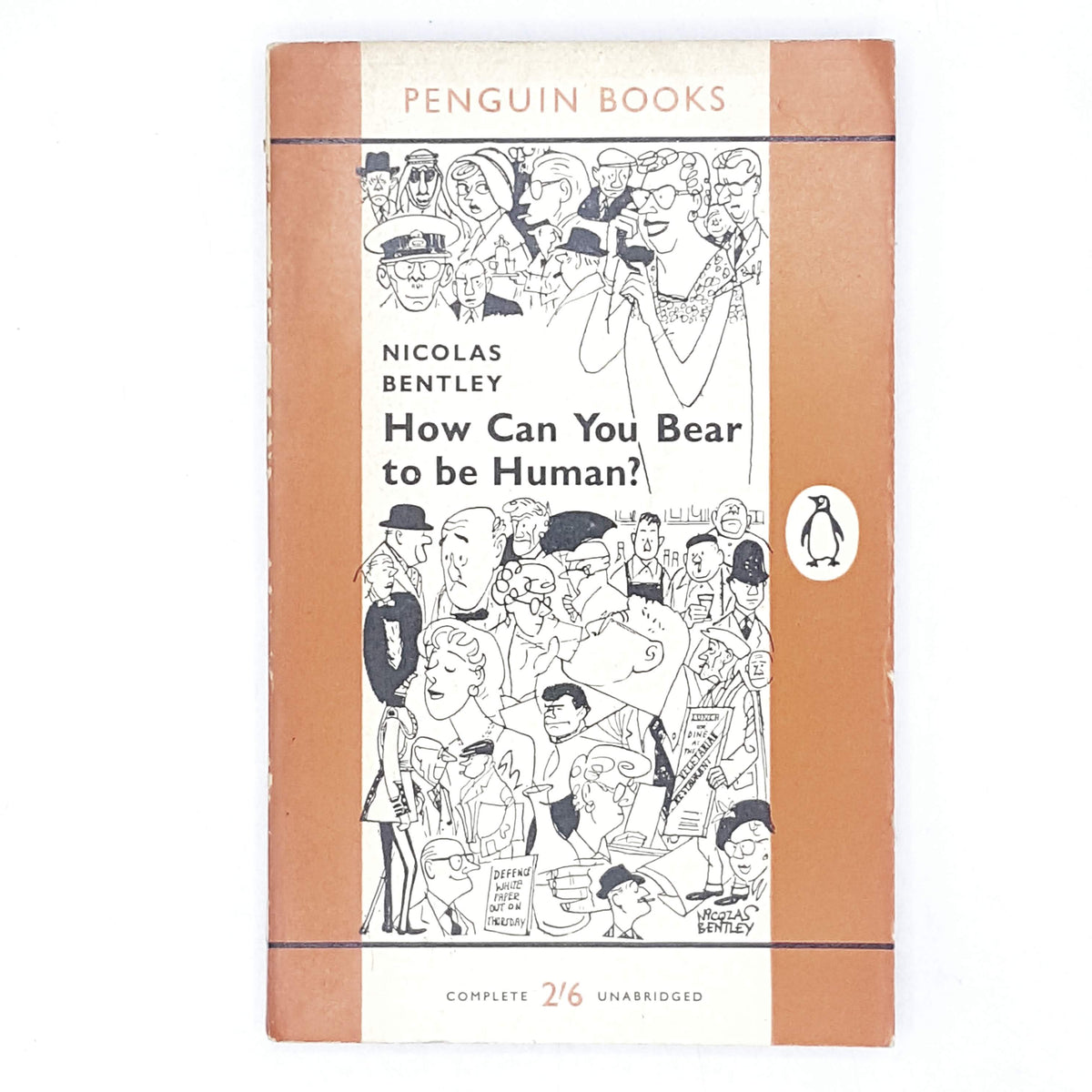 vintage-penguin-orange-nicolas-bentley-how-can-bear-human