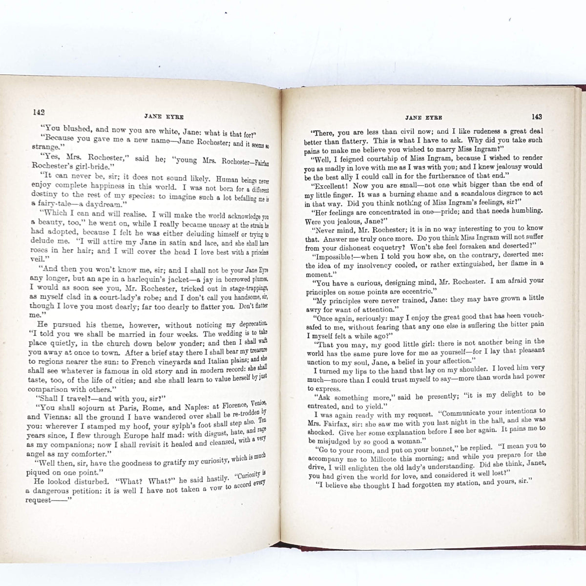 Charlotte Bronte's Jane Eyre red