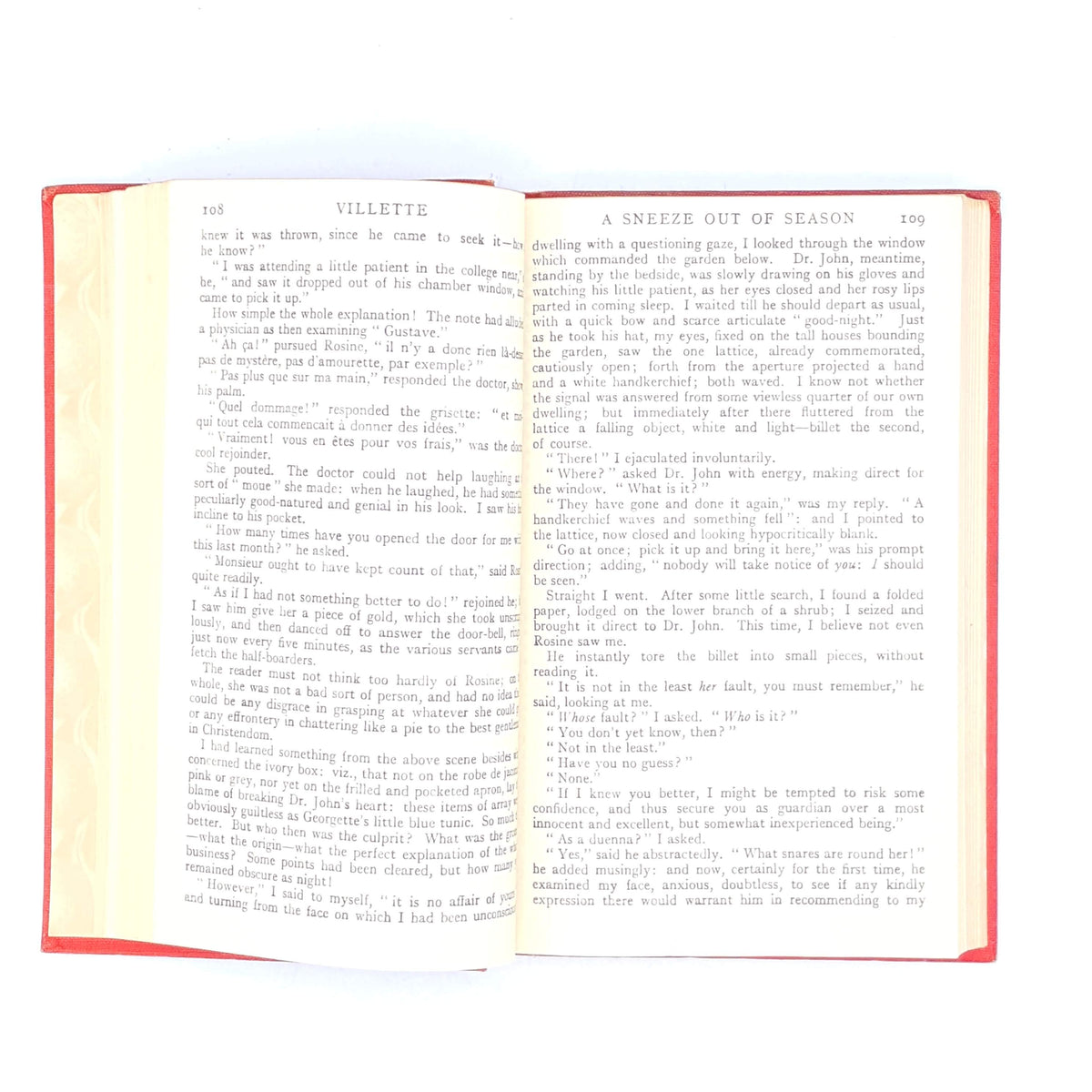 Villette Everymans Library Edition by Charlotte Bronte