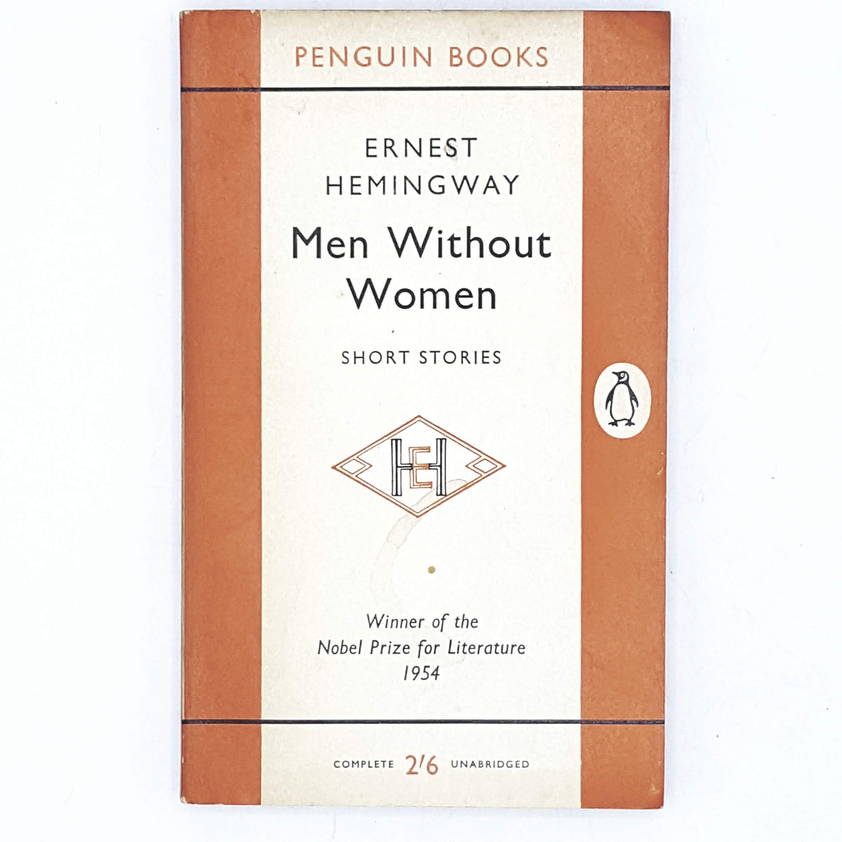 orange-penguin-ernest-hemingway-men-women-vintage-book-country-house-library