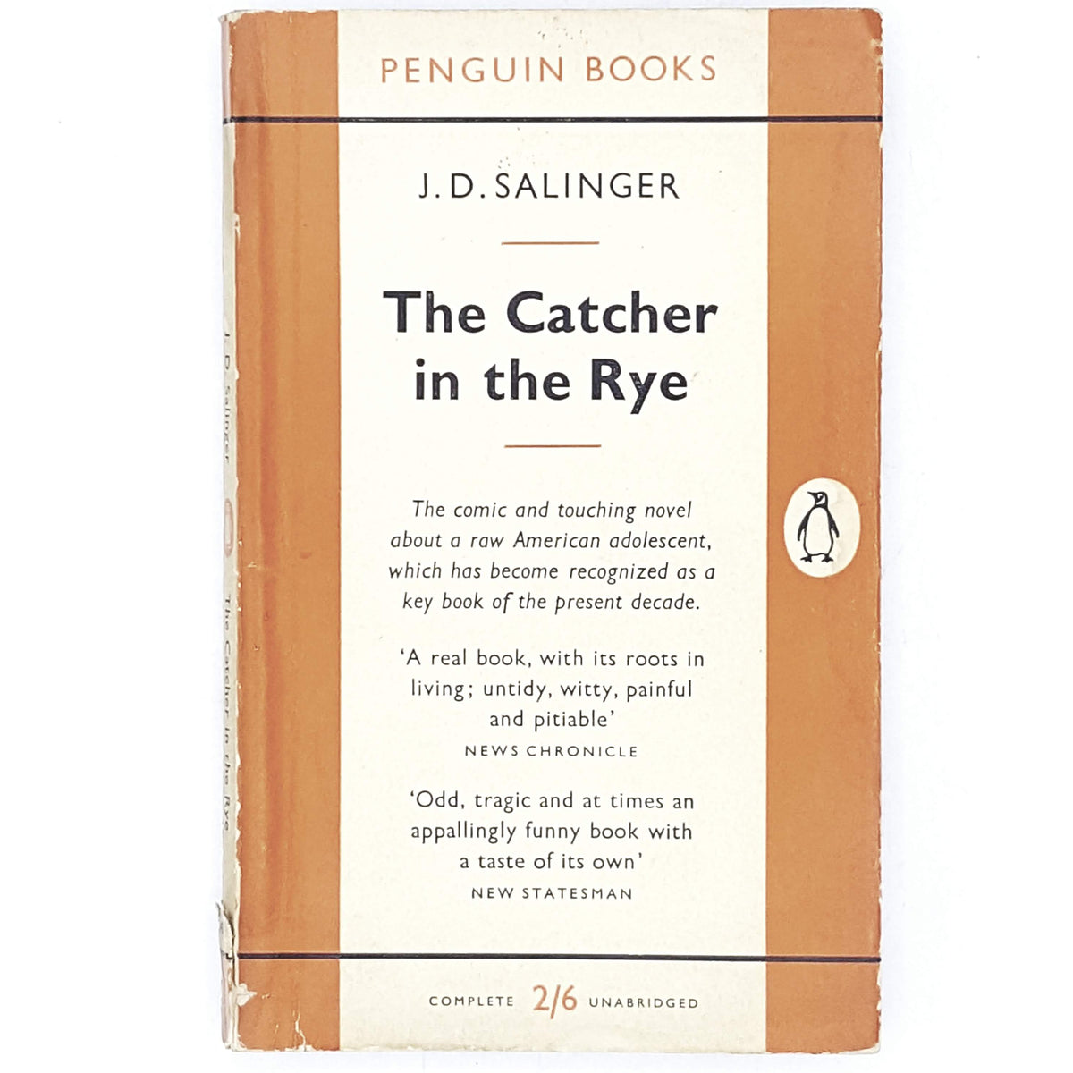 jd-salinger-orange-penguin-catcher-rye-vintage-book-country-house-library