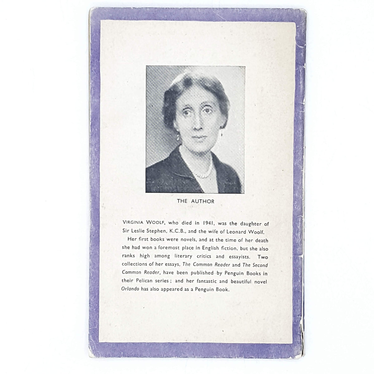 First Edition Virginia Woolf's A Room of One's Own 1945