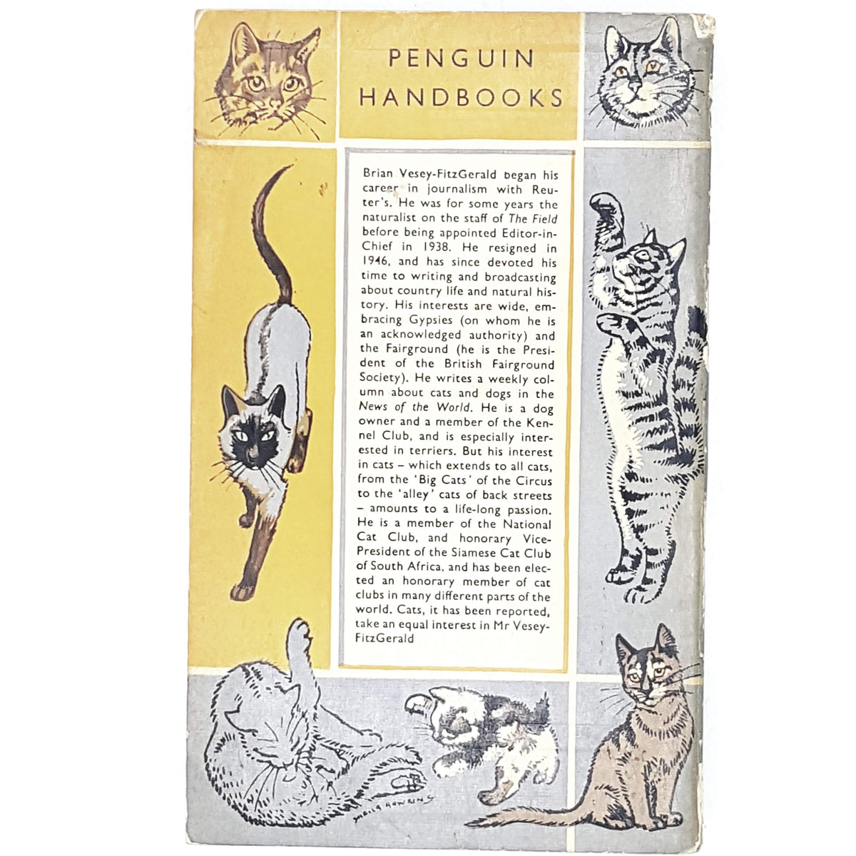 Vintage Penguin Handbook: Cats 1957