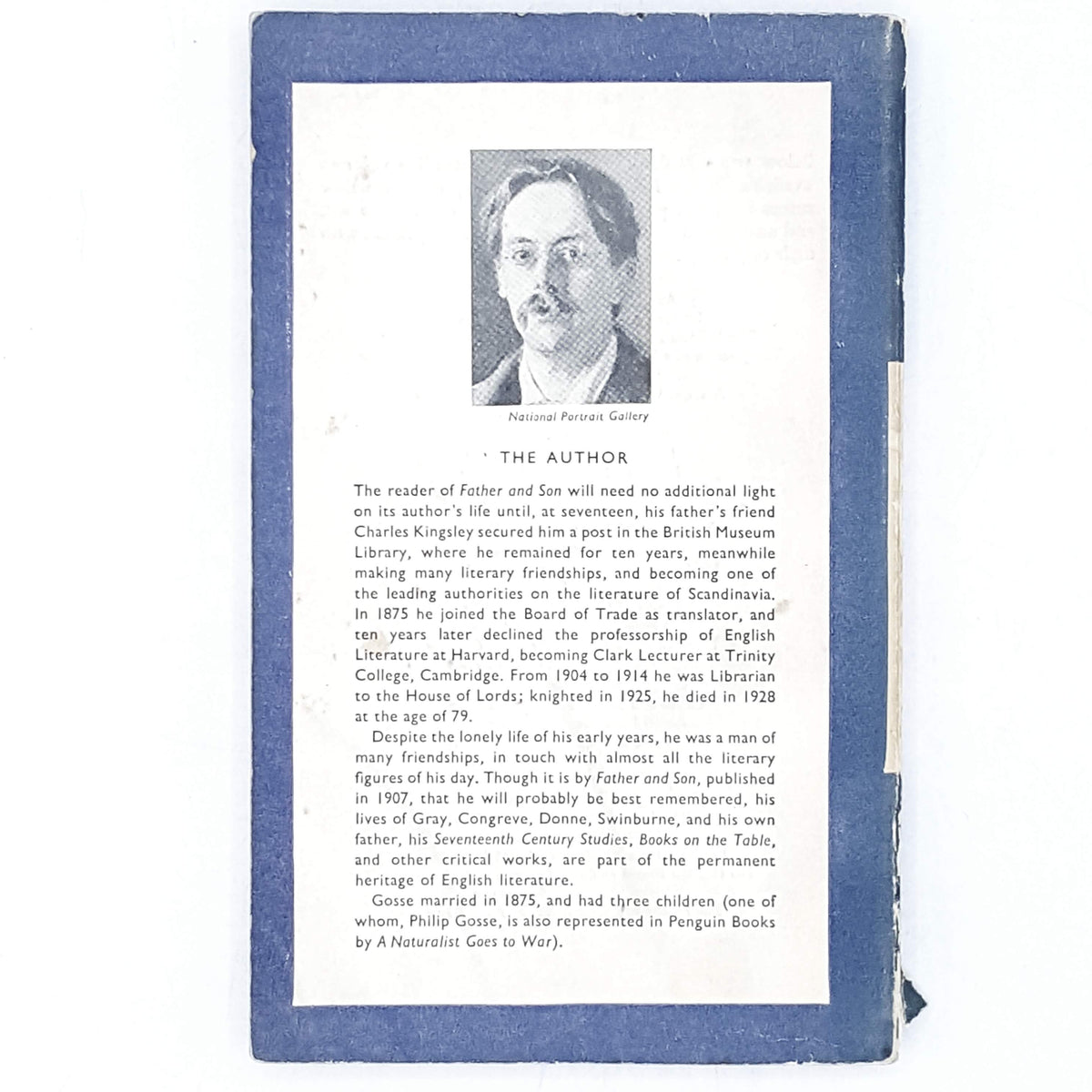 First Edition Father and Son by Edmund Gosse 1949