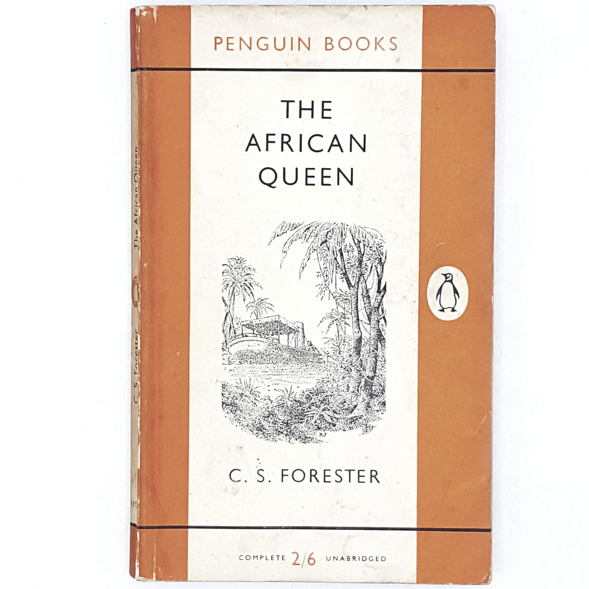 orange-cs-forester-african-queen-vintage-penguin-country-house-library