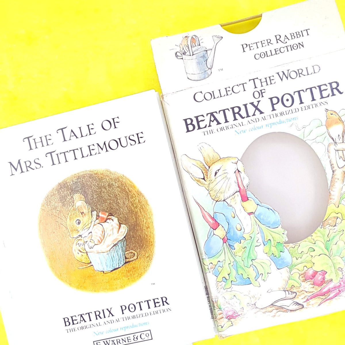 country-house-library-white-beatrix-potter-vintage-old-thrift-books-peter-rabbit-collection-childrens-warne-illustrated-
