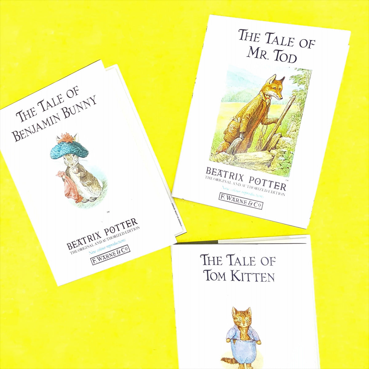 Beatrix Potter Three Book Collection