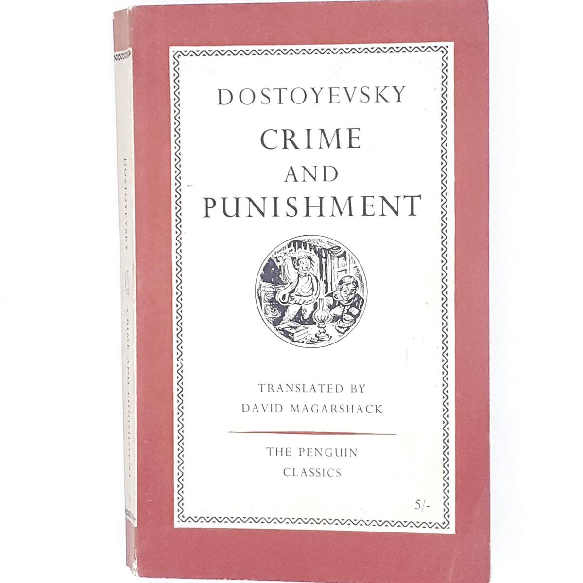 crime-punishment-red-vintage-penguin-country-library-book