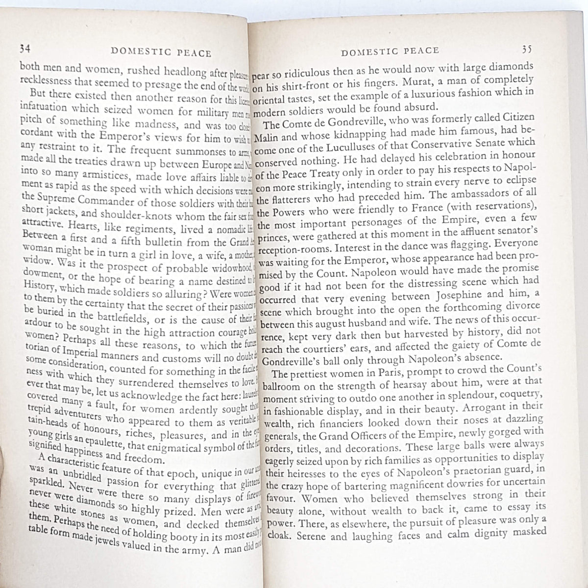First Edition Balzac's Domestic Peace and other stories 1958