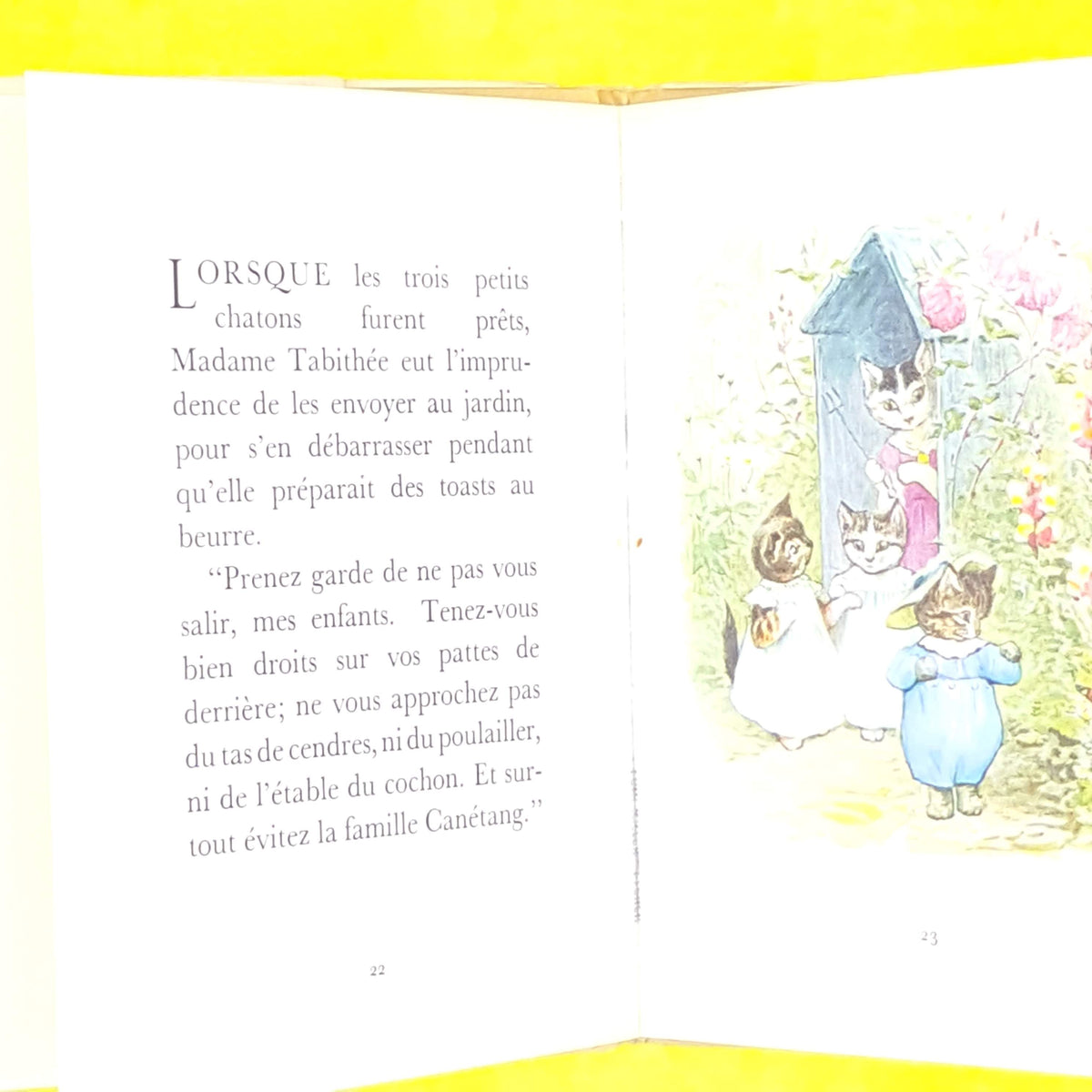 FRENCH Beatrix Potter's The Tale of Tom Kitten 1973