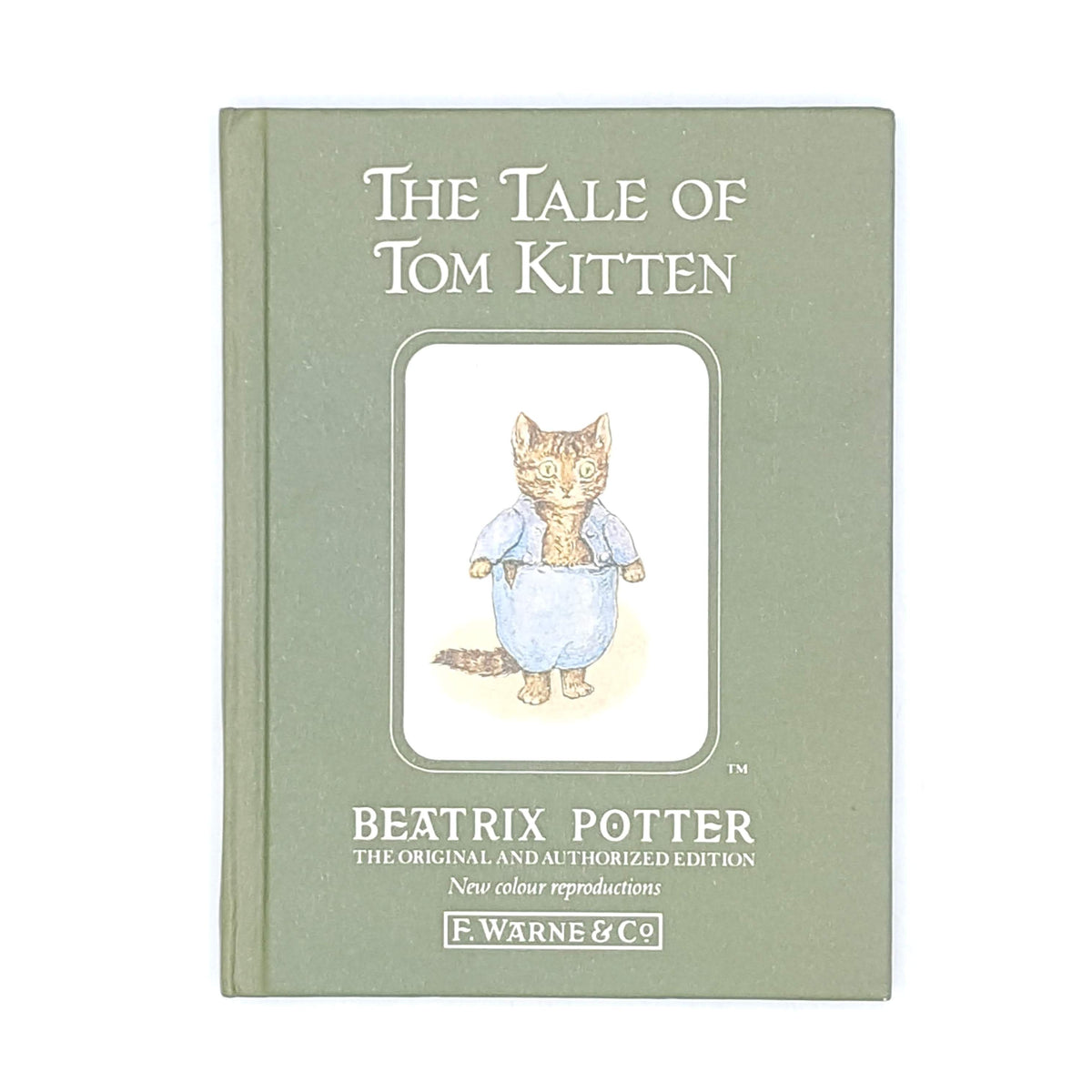 antique-country-house-library-classic-old-vintage-decorative-beatrix-potter-tom-kitten-books-thrift-childrens-patterned-green-
