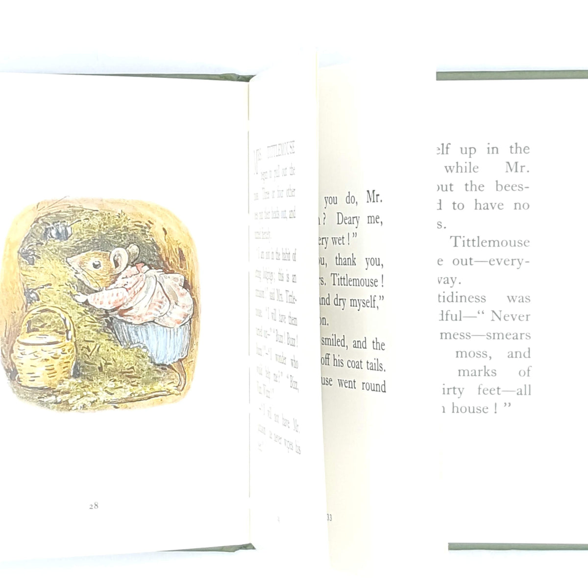 Beatrix Potter's The Tale of Little Pig Robinson - Vintage, Green Cover