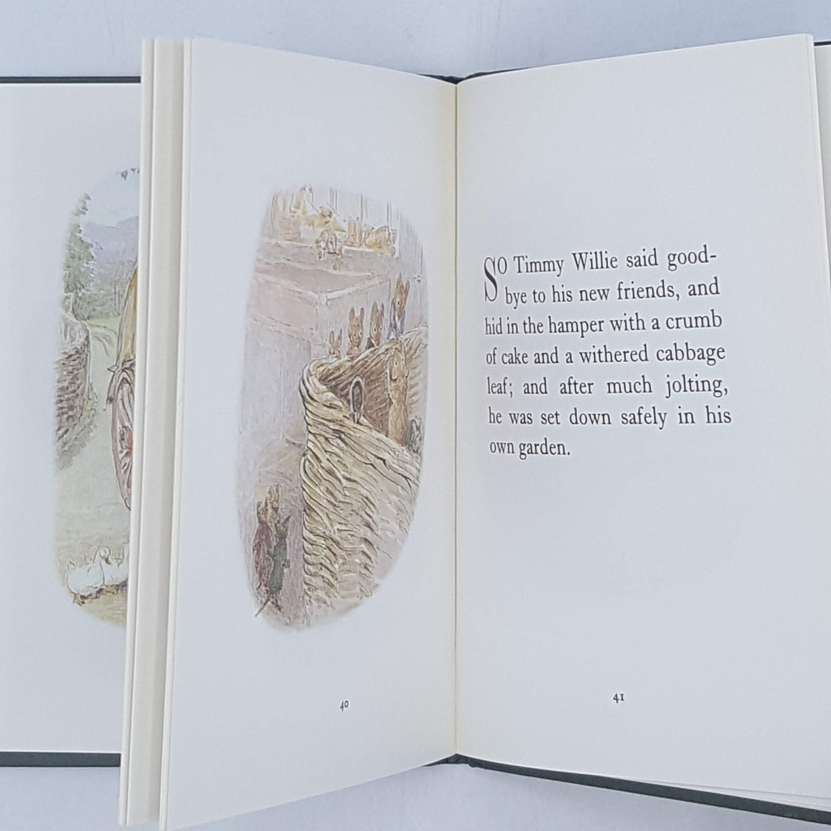 Beatrix Potter's The Tale of Johnny Town-Mouse  -Vintage, Green Cover