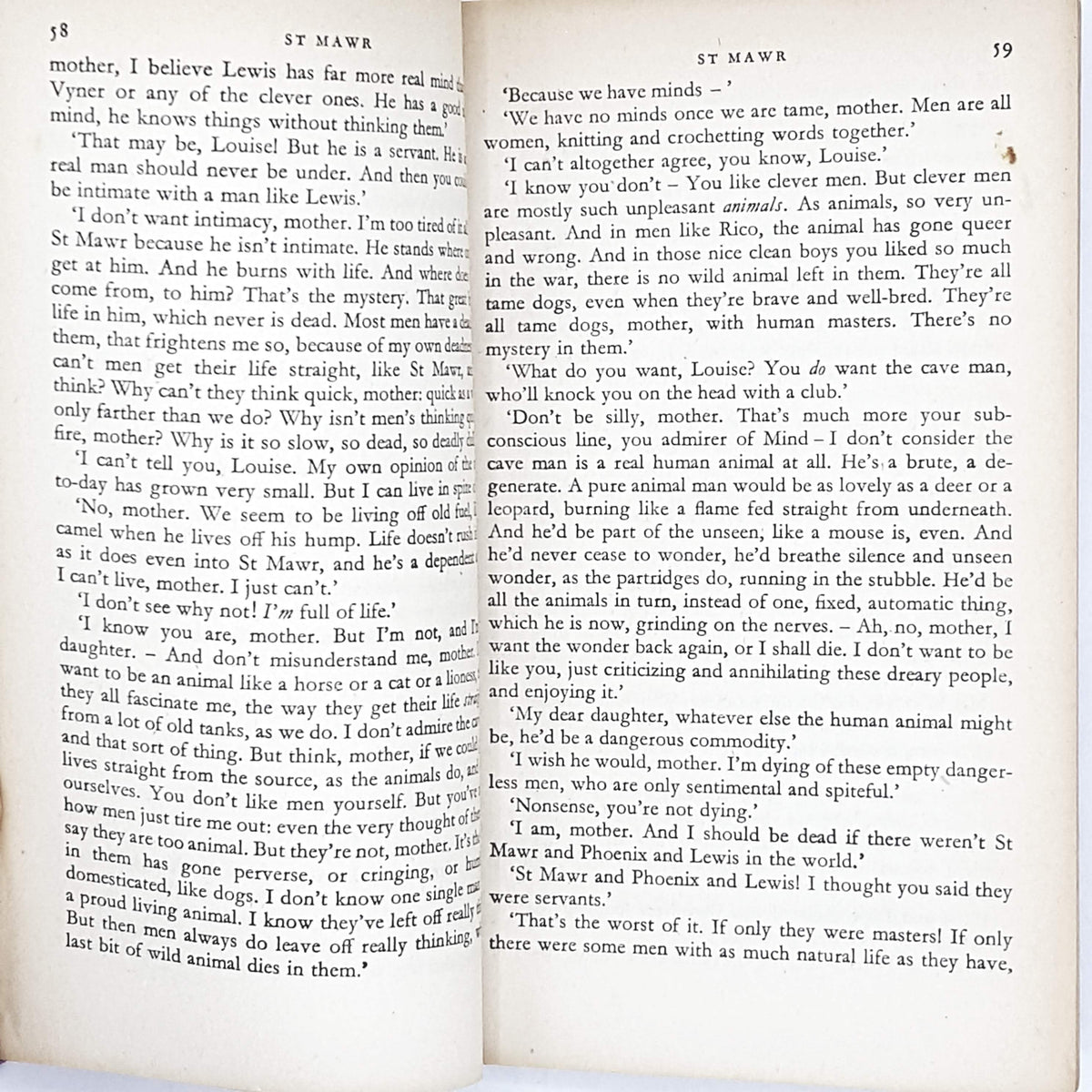 D. H. Lawrence's St. Mawr and The Virgin and the Gipsy 1951