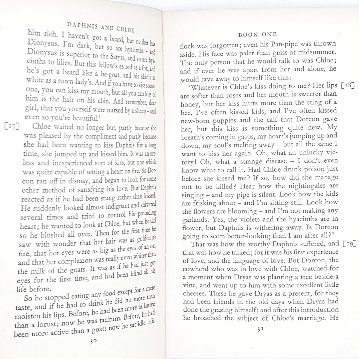 First Edition Longus's Daphnis and Chloe 1956
