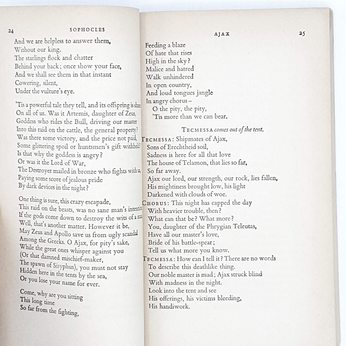 Sophocles's Electra and other plays 1953-1961
