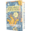 thrift-books-patterned-classic-country-house-library-vintage-BCA-where-angels-fear-to-tread-e-m-forster-decorative-old-antique-
