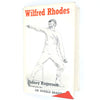 classic-antique-decorative-white-old-biography-red-sport-country-house-library-wilfred-rhodes-cricket-patterned-thrift-vintage-books-sidney-rogerson-