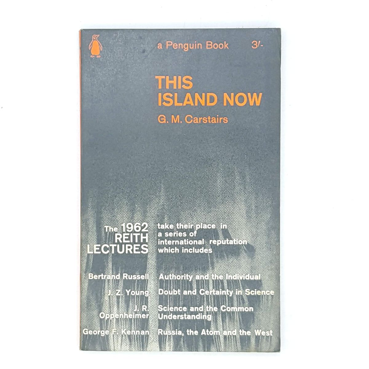 decorative-vintage-thrift-patterned-books-1964-g-m-carstairs-old-this-island-now-penguin-orange-antique-classic-country-house-library-special-
