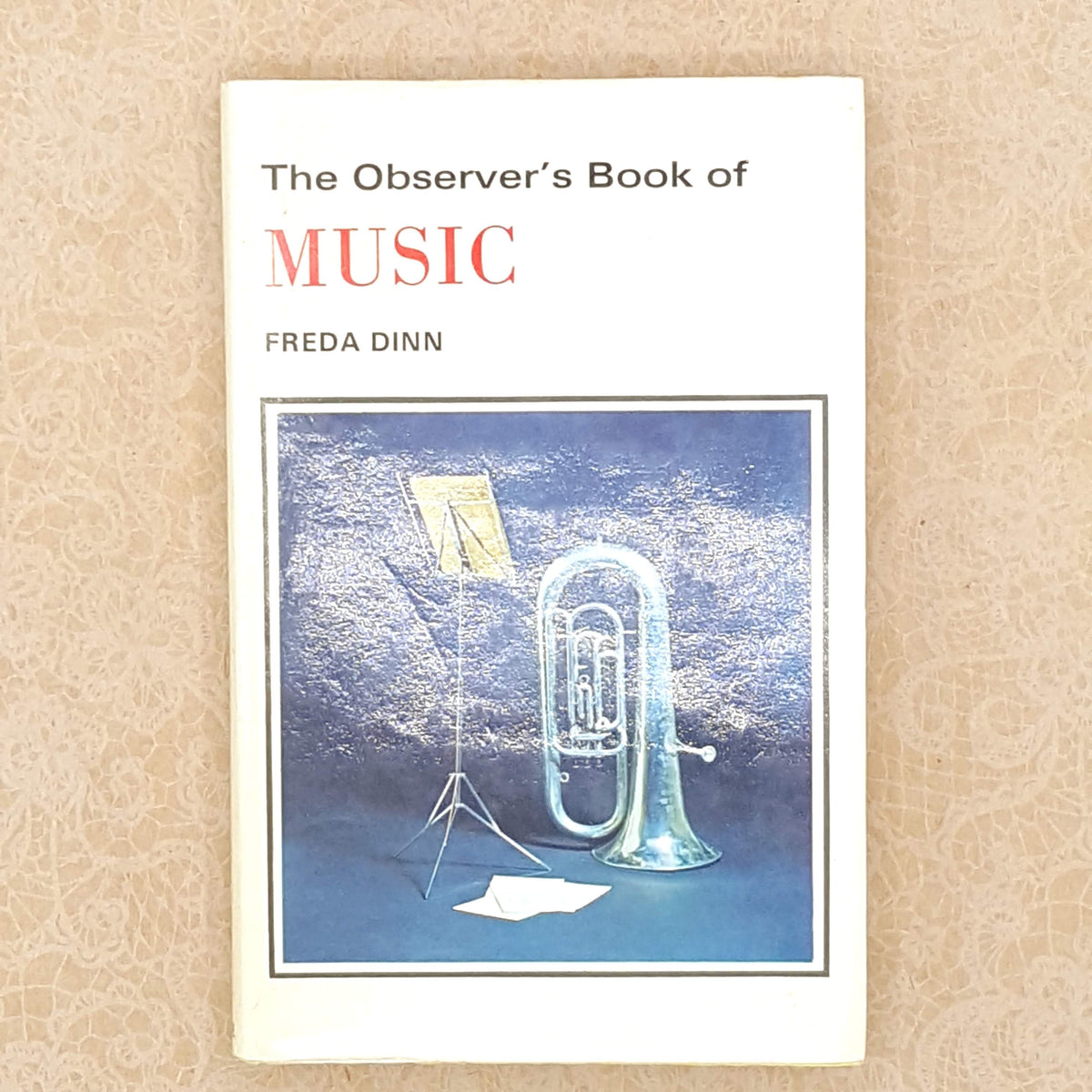 thrift-patterned-Freda-dinn-country-house-library-Frederick-Warne-antique-Observer-old-books-vintage-classic-1979-Pocket-decorative-Music-