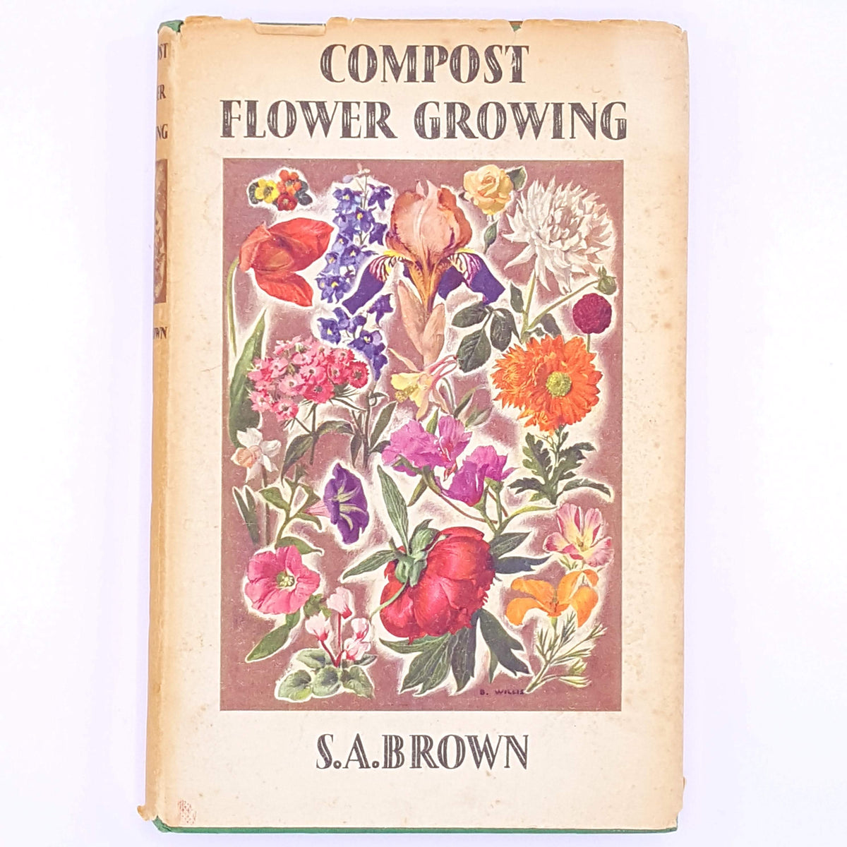 decorative-gardening-thrift-flower-old-country-house-library-antique-classic-gardeners-floral-christmas-gifts-compost-books-patterned-vintage-