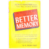 The Practical Guide To A Better Memory, Dr Bruno Furst, 1977