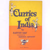 thrift-decorative-patterned-hobby-books-vintage-country-house-library-Curries-of-India-by-Harvey-Day-assisted-by-Sarojini-Mudnani-cookbook-antique-cooking-tea-recipes- classic-baking-dinner-old-