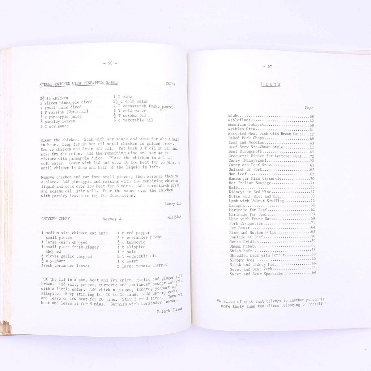 International Cuisine United Nations Women&#39;s Guild