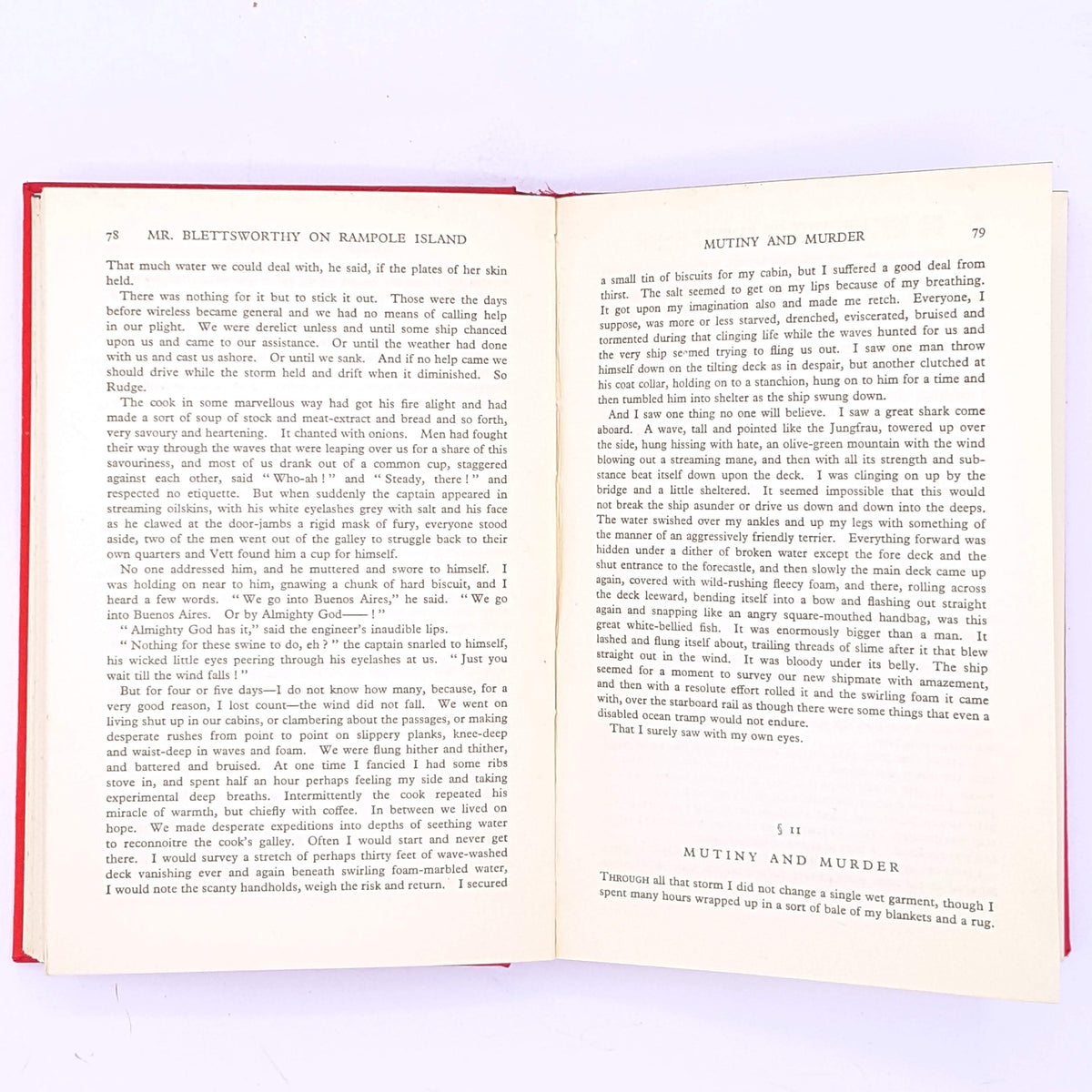 H.G.Wells, Mr Blettsworthy On Rampole Island.