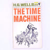 science-fiction-patterned-antique-decorative-short-stories-old-vintage-thrift-The-Time-Machine-short-story-books-classic-H.G.-Wells- country-house-library-