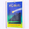 old-books-thrift-H.G.-Wells- short-stories- antique-In-The-Days-Of-The-Comet-vintage-science-fiction-patterned-decorative-country-house-library-classic-short-story-