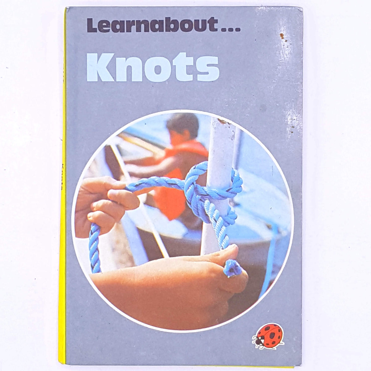 thrift-vintage-knots-learnabout-for-kids-childrens-old-books-ladybird-vintage-ladybird- antique-classic-patterned-country-house-library-decorative-