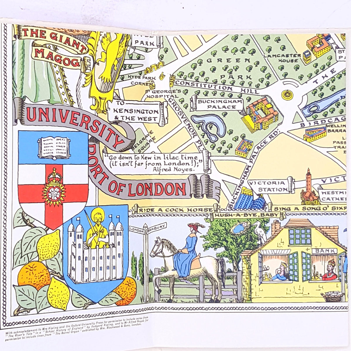 London a children's map