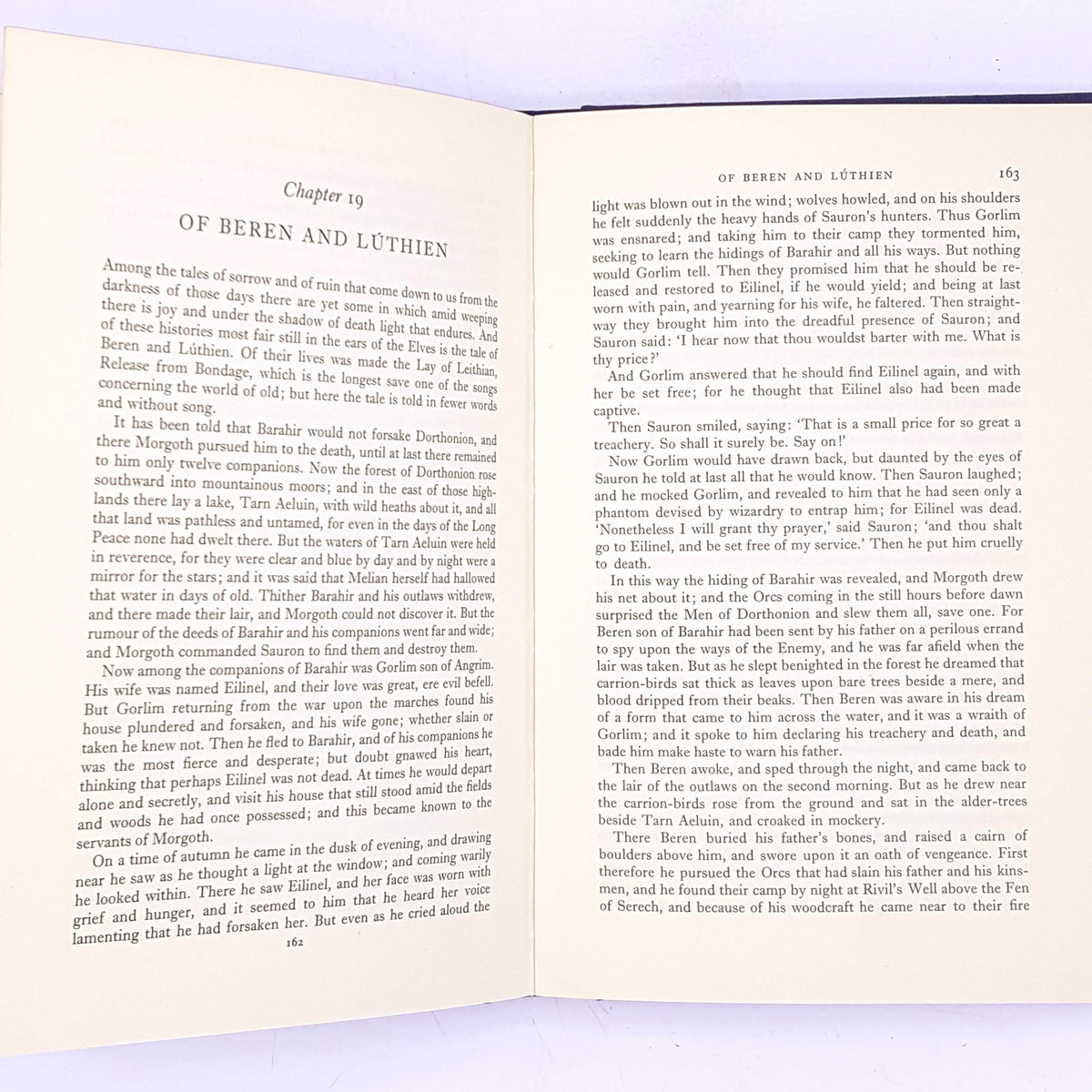J. R. R. Tolkien's The Simarillion - George Allen and Unwin, 1977