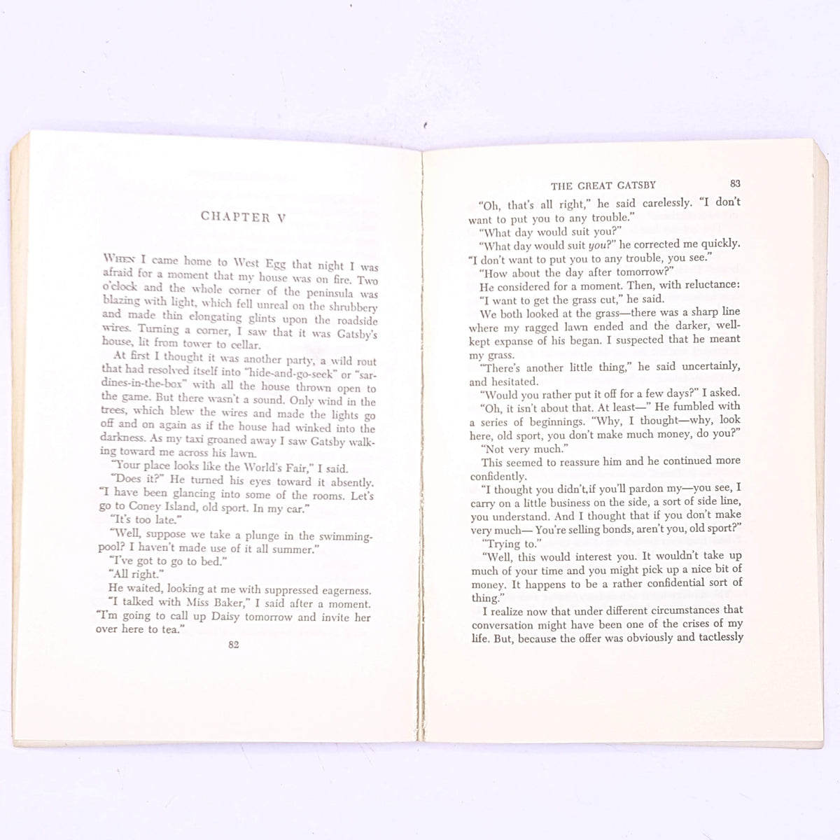 The Great Gatsby a novel by F. Scott Fitzgerald