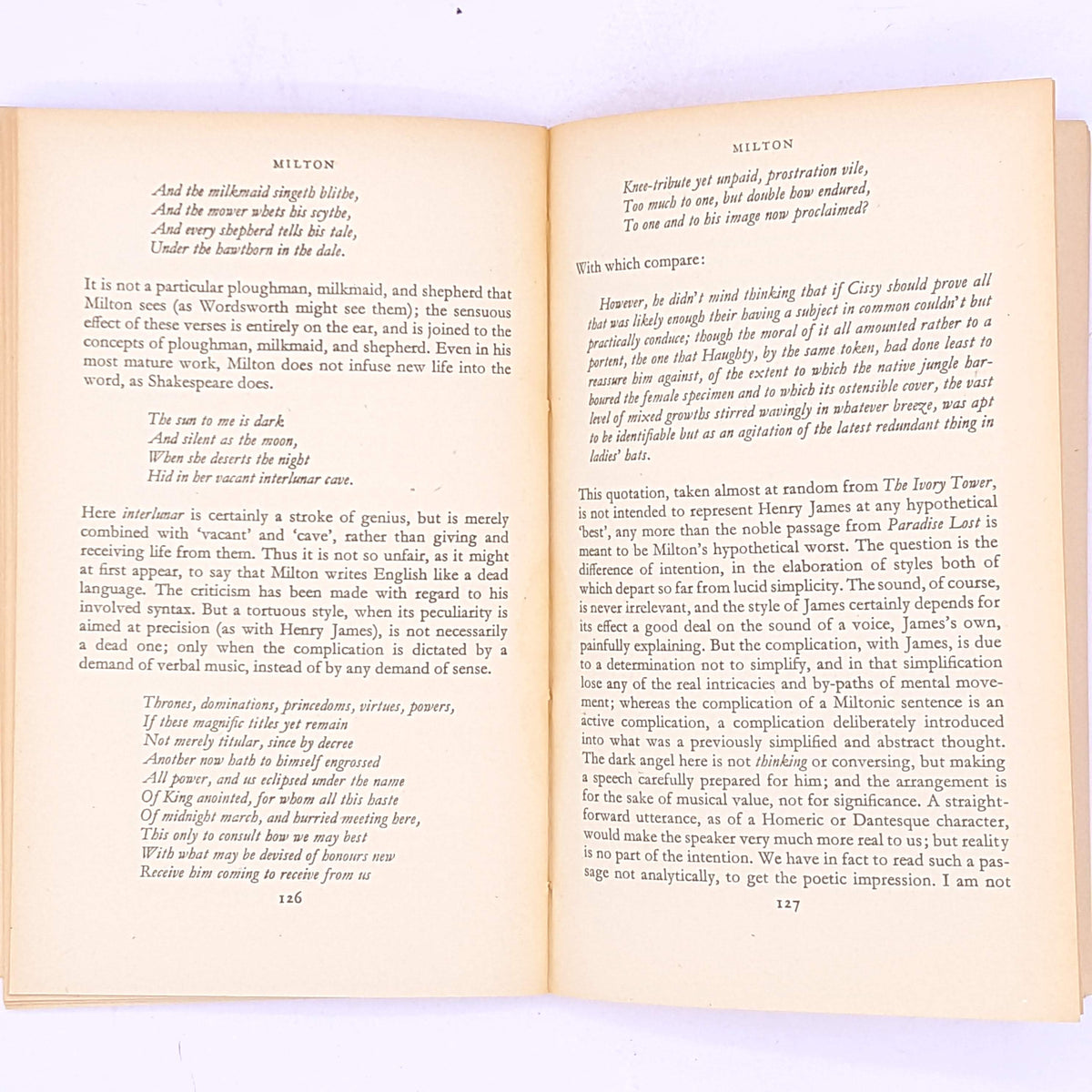 Selected Prose T.S. Eliot a Penguin Book