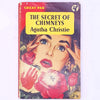 old-country-house-library-thrift-Poirot-the-secret-of-chimney-antique-female-author-fiction-detective-stories-mystery- vintage-books-classic-agatha-christie-detective-crime-patterned-decorative-