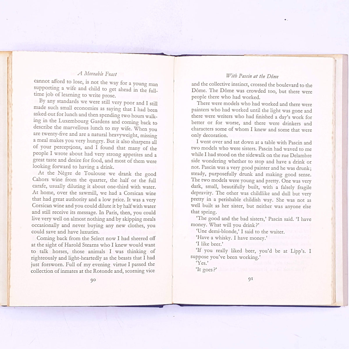 Ernest Hemingway - A Moveable Feast 1965