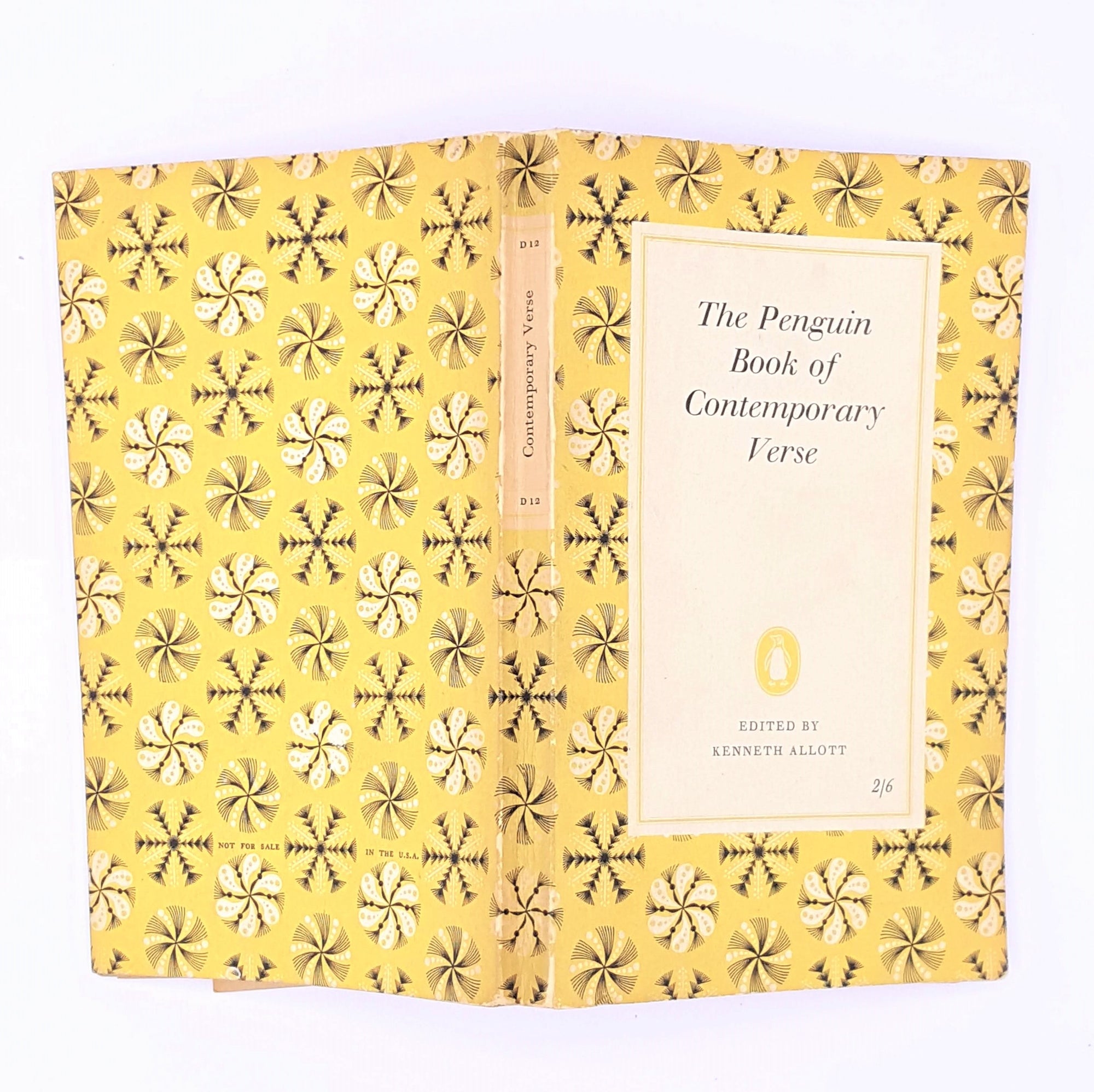 poetry-old-books-penguin-poems-vintage-country-house-library-antique-contemporary-classic-patterned-yellow-decorative-thrift