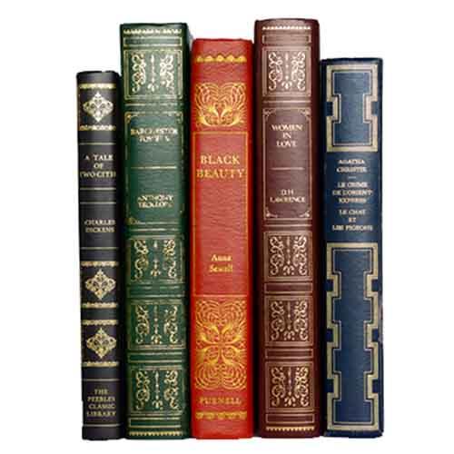 BOOKS BY THE METRE: Vintage Faux Leather