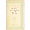 A Book of English Poetry compiled by GB Harrison 1953
