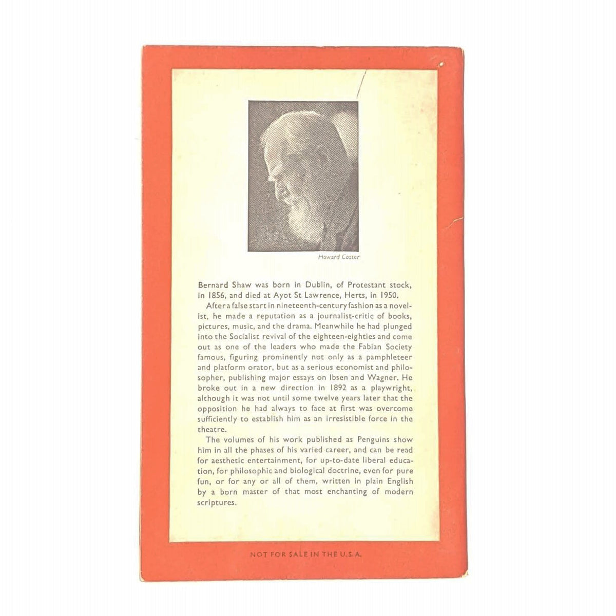Vintage Penguin Book: Pygmalion by Bernard Shaw 1946 - 1951