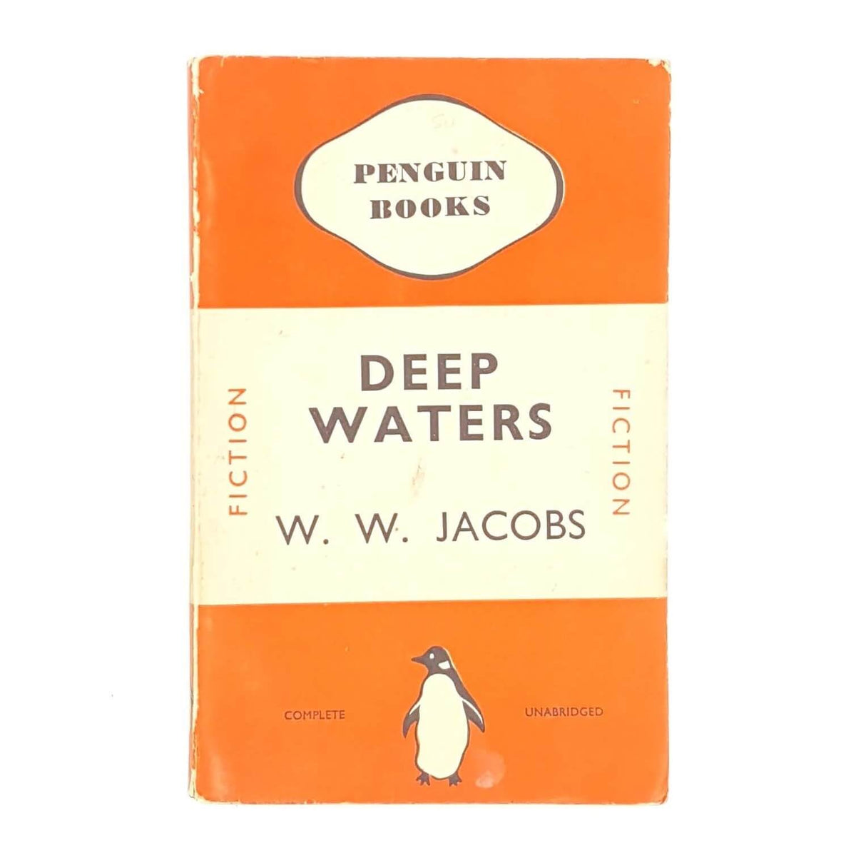 Vintage Penguin Book: Deep Waters by W. W. Jacobs Country House Library 