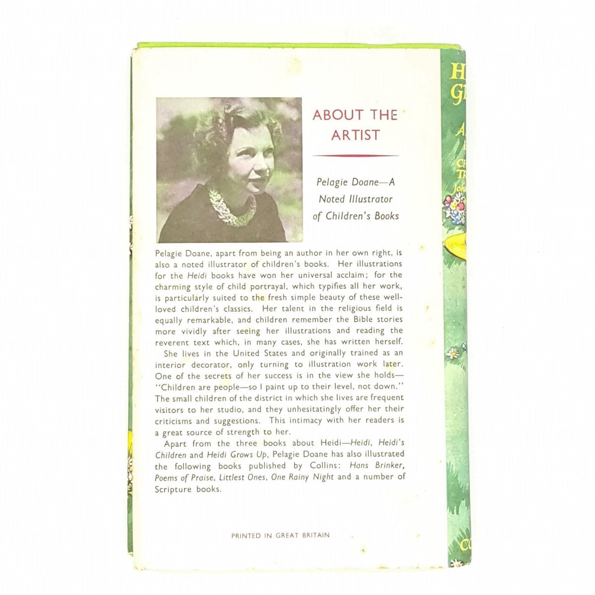 Heidi Grows Up by Charles Tritten - Illustrated Collins