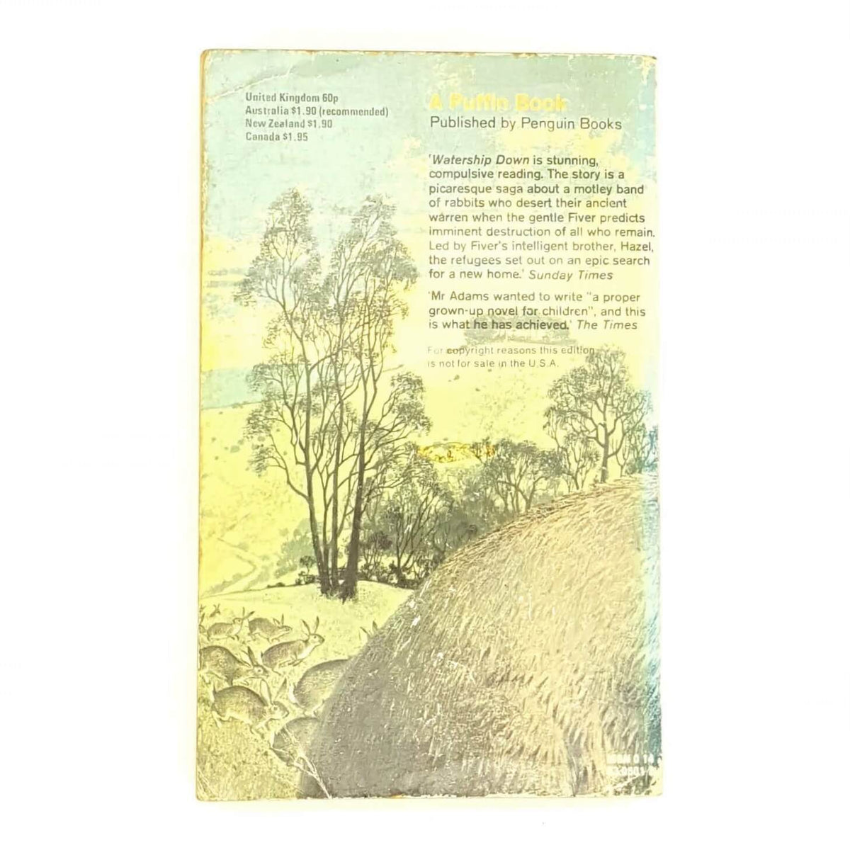 Watership Down by Richard Adams 1973